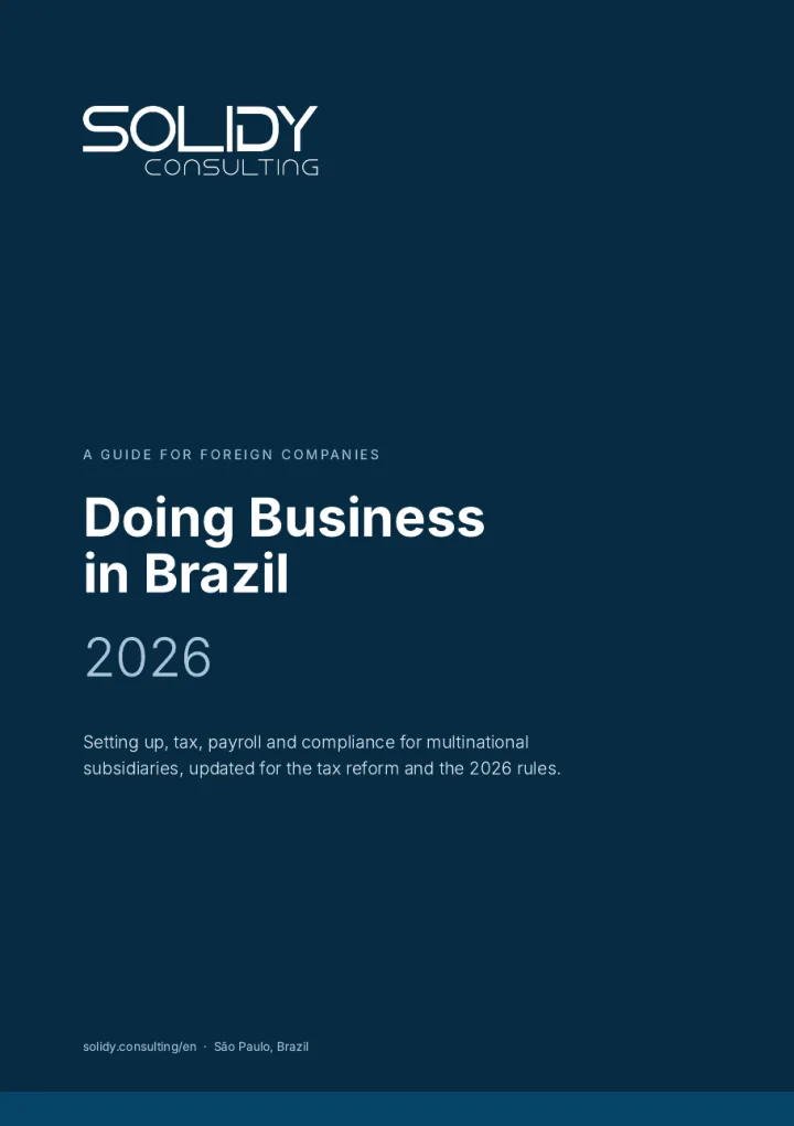 Cover of the Doing Business in Brazil 2026 guide